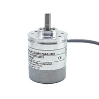 Encodeur Rotatif Incrémental à Arbre Plein Compact Série EI40 ELCO EI40A6-P6AR-600 600PPR 5-24VDC pour Automatisation Industrielle et Mesure de Mouvement