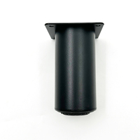 Pieds de table réglables en acier inoxydable noir mat Wejoy 5cm 8cm 10cm
