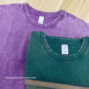 Camiseta de Hombre de Algodón 100% de 230 GSM, Estilo Moderno, Cuello Redondo, Diseño Oversize, Estampado Digital, Tejido de Punto, Lavada - Product Image 4