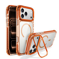 Étui de téléphone hybride magnétique antichoc supérieur, coque rigide en PC et TPU, anti-chute, résistant aux rayures, protection pour iPhone 18 Pro Max