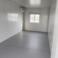 Maison conteneur préfabriquée à 3 étages, dortoir modulaire, escaliers extérieurs, rampes, bureau préfabriqué