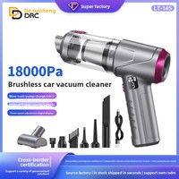Aspirateur et souffleur d'air portatif mini sans fil, aspiration puissante, pour le nettoyage de voiture, fonctionne sur batterie