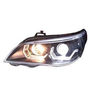 ชุดไฟหน้า LED แบบกำหนดเองสำหรับรถยนต์ซีรีส์ 5 E60 รุ่น 03-10  พร้อมไฟวิ่งกลางวันแบบ ANL Eye สภาพใหม่ 12V อายุการใช้งานยาวนาน E6 - Product Image 2