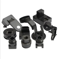 Pièces usinées CNC sur mesure à bas prix 3/4/5 axes, usinage CNC, entreprises d'usinage, pièce de caméra noire en alliage d'aluminium