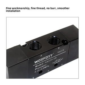 صمام تحكم هوائي اتجاهي Way Air <span class=keywords><strong>Pilot</strong></span> Valve يعمل بالهواء المضغوط Away صمام تحكم هوائي 4a210,08/4a310,10 - Product Image 3