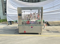 Ligne de machines de remplissage d'aérosols cosmétiques à commande pneumatique automatique pour parfum et déodorant