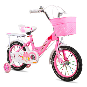 High steel frame kids girls cycle 12 14 16 18 inch children bicycle / New Model Unique Kids Bike / Baby Girl Cycle for children