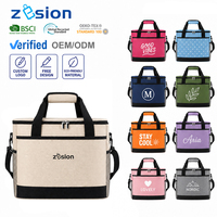 Sac isotherme personnalisé avec logo, réutilisable, grande capacité, sac fourre-tout souple, étanche, pour les courses, les pique-niques, le camping, en gros