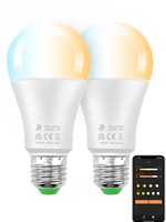 Ampoules LED d'éclairage intérieur à économie d'énergie les plus vendues CCT 220V 110V 12w Ampoules LED