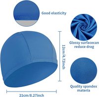 Haute élasticité pour bonnet de bain ly-cra pour femmes hommes filles enfants taille unique avec latex de nylon respirant personnalisé garde les cheveux propres