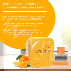 Tiras Disolubles de Curcumina en Oferta, Tiras Orales de Curcumina Natural, Suplemento para la Salud, Dulces de Curcumina, Tiras Orales Finas - Product Image 5