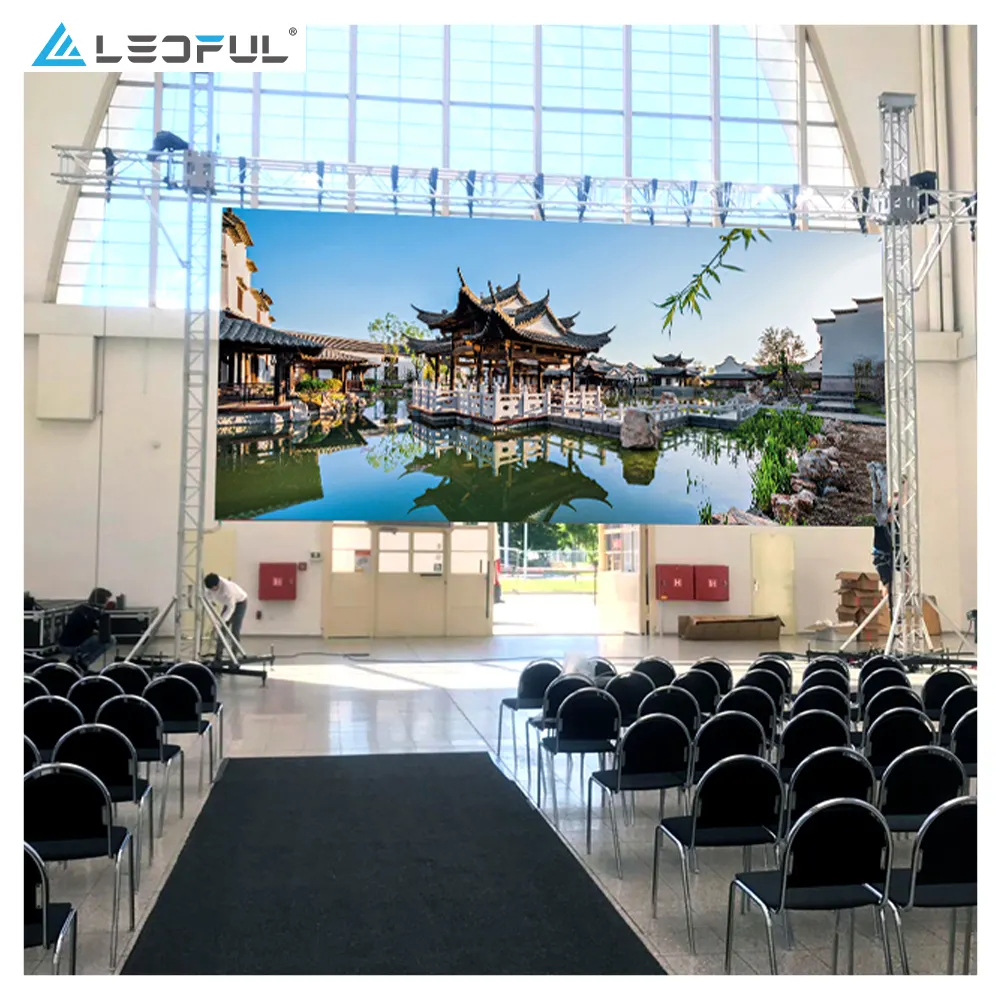 P29 29MM Pantalla LED Interior 500X 500MM P3.9 P3.91 39MM P391 Indoor Rental Trade Show Dj Booth LED Screen