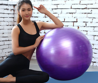 Boule de Yoga anti-éclaboussures, 120cm, exercice écologique, en PVC, gymnastique, Pilates, Yoga, avec pompe à pied rapide, offre spéciale