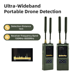70MHz-6.2GHz Tam Bantlı El Tipi Drone Dedektörü, DJI FPV İHA'ları Tüm Kanallarını Tanıtmak İçin Bileklik Saatiyle Desteklenir - Product Image 3