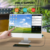 SIBOLAN 15.6 pouces 1080p sur cellule tactile Mini HD moniteur de jeu Portable Ultra-étroit 4mm lunette Ultra-mince mince mince Unibody USB USB LCD