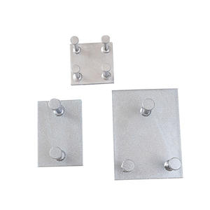 Fijación ajustable M16 Varillas roscadas 80kN Placa base de acero cortada con láser sin soldadura Placa incrustada para construcción de hormigón - Product Image 2