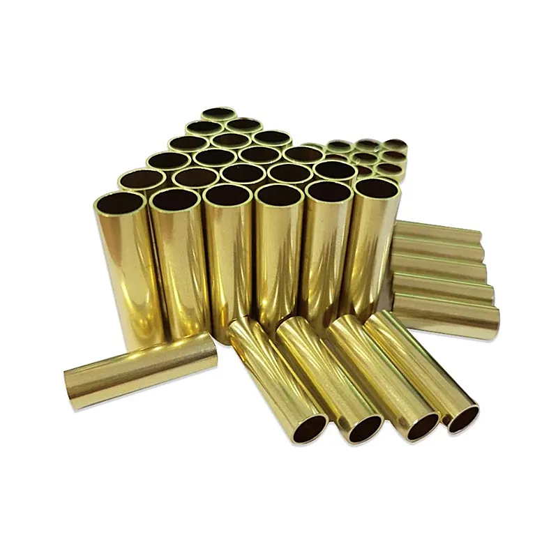 Brass C68700 ASTM B111 / JIS H3300 / BS En12451 Brass Tube For Oil Cooler Pipe