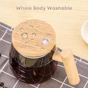 Taza Magnética de Vidrio con Autoagitación de 400 ml, Tapa, Portátil, Apta para Lavavajillas y Microondas, Ecológica, para Café, Leche, Jugo - Product Image 3