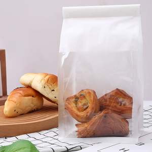 Sacs en papier personnalisés pour boulangerie, sacs à pain, sacs à bagels, sacs à toasts, sacs en papier kraft avec fenêtre - Product Image 5