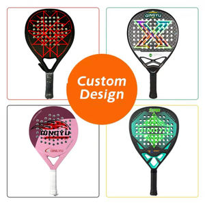 Qingyu <span class=keywords><strong>Sport</strong></span> - Juego de Raquetas de Pádel de Fibra de Vidrio de Alta Calidad para Deportes al Aire Libre, Raqueta de Tenis de Pádel Ligera con Núcleo Suave de EVA para Adolescentes - Product Image 3