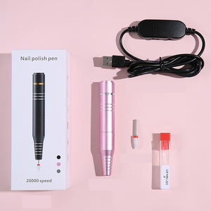 2024 profesional OEM Etiqueta Privada inalámbrico portátil recargable taladro de uñas máquina de archivo enchufe USB para eliminación de salón - Product Image 5