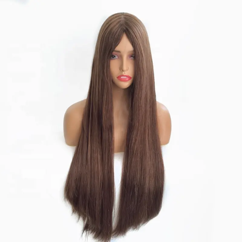 Jewish Woman Front Silk Top Back Hair Weft Craft Base European Human No Short Hair Wigs For Women