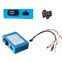 Para Porsche Cayenne para Bmw para Mercedes Benz ML GL R CLK clase AUX coche decodificador de fibra óptica caja amplificador adaptador BOSE Audio
