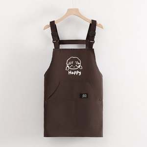 Delantal de Lona Impermeable para Cafetería, Delantal Comercial de Algodón Impermeable, Delantal Largo de Algodón - Product Image 6