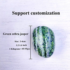 Descuentos por Compras al por Mayor, Cristales Naturales Pulidos al por Mayor, <span class=keywords><strong>Jaspe</strong></span> Cebra <span class=keywords><strong>Verde</strong></span> para Decoración - Product Image 3