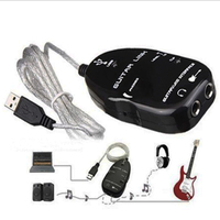 Gitar ses kartı USB ses arabirimi gitar klavye USB bağlantı kablosu amplifikatör ve efektler, PC / Mac kayıt