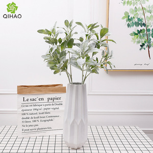 Plante Artificielle Feuille d'Oreille de Mouton, Fleur Décorative, Pièce Unique, Décoration Intérieure, Feuilles Hautement Réalistes - Product Image 3