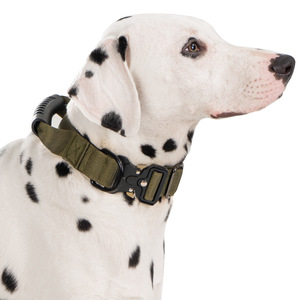 Kingtale Wholesale <strong>Tactical</strong> Training Nylon Control Handle and Quick-Release Metal Buckle <strong>Collar</strong> for <strong>Dog</strong> - Product Image 2