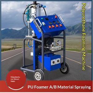 Machine à mousse pneumatique haute performance exportée aux États-Unis, deux composants 1:1, machine de pulvérisation murale noire et blanche, froid - Product Image 1