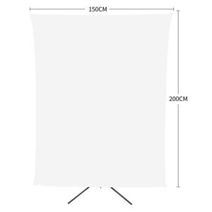 Màu xanh lá cây Màn hình <span class=keywords><strong>Backdrop</strong></span> Kit với đứng 5ft x 6.5ft màu xanh lá cây <span class=keywords><strong>Backdrop</strong></span> đứng với x-hình dạng nền hỗ trợ đứng cho streaming video - Product Image 3