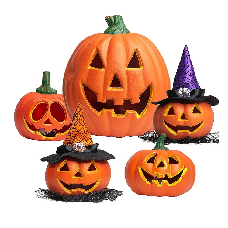 2022 Hot Popular Halloween Pumpkin With LED Light For Indoor Outdoor Decorations
