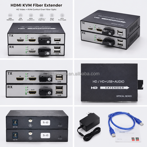 ตัวขยายสัญญาณ HDMI KVM แบบไฟเบอร์ 20 กม. 1080P@60Hz ผ่านไฟเบอร์ออปติกแบบ Single Mode SC พร้อมตัวรับส่งสัญญาณ USB 2.0 KVM เสียงแบบ Local Loop-out - Product Image 4