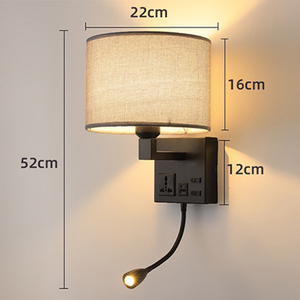 Iluminación Accesorios <span class=keywords><strong>de</strong></span> iluminación <span class=keywords><strong>de</strong></span> <span class=keywords><strong>pared</strong></span> Cabecero Aplique Lamparas <span class=keywords><strong>De</strong></span> <span class=keywords><strong>Pared</strong></span> Lámpara <span class=keywords><strong>de</strong></span> <span class=keywords><strong>pared</strong></span> <span class=keywords><strong>de</strong></span> hotel con enchufe y cable <span class=keywords><strong>de</strong></span> enchufe - Product Image 4