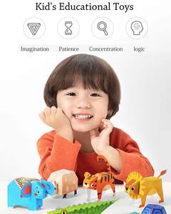 Kit de papier <span class=keywords><strong>origami</strong></span> 3D personnalisé pour animaux, fait main, imprimé en sérigraphie, art <span class=keywords><strong>facile</strong></span> pour débutants - Product Image 5