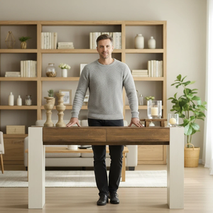 <span class=keywords><strong>Console</strong></span> d'entrée moderne avec tiroirs pour la maison, l'hôtel, l'atelier ou la villa, table de couloir de 63 pouces de long, table derrière le canapé - Product Image 5