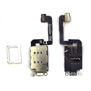 Cable flexible con lector de tarjetas <span class=keywords><strong>SIM</strong></span> dual Mep ETOPLINK Bar Design para ranura de bandeja 16/16 Plus/16E/16 Pro Max con soporte de conector <span class=keywords><strong>Nano</strong></span> - Product Image 2