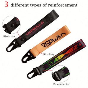 Custom Nylon 3D Logo Phone Strap Eagle Hook Wrist <b>Lanyard</b> Detachable Patch Promotional Zinc Alloy Keychain Letterpress Carabiner - Product Image 4