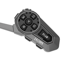 Intercom Bluetooth pour moto haute performance, étanche IP67, avec réduction active du bruit