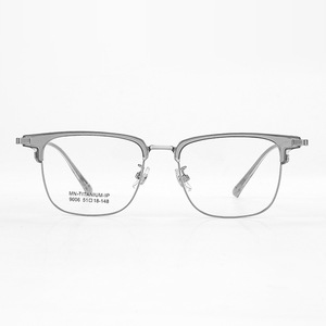 Montura de Gafas Danyang 9006, Montura Cuadrada de Media Montura para Hombre, TR90, Anti-UV - Product Image 5
