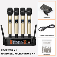Offre Spéciale Système de Microphone Sans Fil Professionnel DX4 avec Micro à Main pour Église