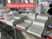Rehausseurs de buffet en acrylique blanc durable de 5 mm - Rehausseur alimentaire en acrylique personnalisé pour présentation