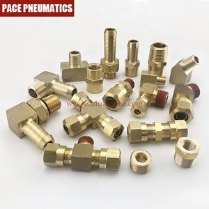Brass DOT 3 Cách <span class=keywords><strong>Union</strong></span> Tee Kết Nối 6MM Nhanh Chóng Kết Nối Đường Ống Phù Hợp Brass Nén Phụ Tùng - Product Image 2