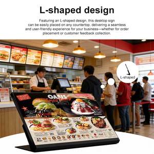 Pantalla LCD <span class=keywords><strong>de</strong></span> Escritorio Pequeña <span class=keywords><strong>de</strong></span> 21.5 Pulgadas para Señalización Digital, Publicidad Android, Menú Personalizable para Cafeterías - Product Image 4