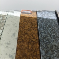 Classic Vintage Mirror Antique, Glass Antiqued Mottled Mirror Panels Custom Cut, Antique Mirror Tiles 18''x18'' for Building Use