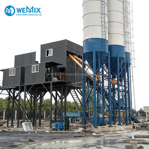 เครื่องผสมคอนกรีตสายพานลำเลียงสำหรับโรงงานแบทชิ่งคอนกรีต HZS60เครื่องผสมคอนกรีตสายพานลำเลียงคอนกรีต - Product Image 1