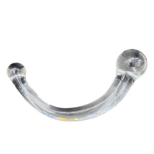 Plug anal en verre transparent en forme de lune, baguette en verre lisse, jouet pour adultes pour femmes - Product Image 4